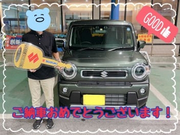 Ｔ様、ハスラー納車式